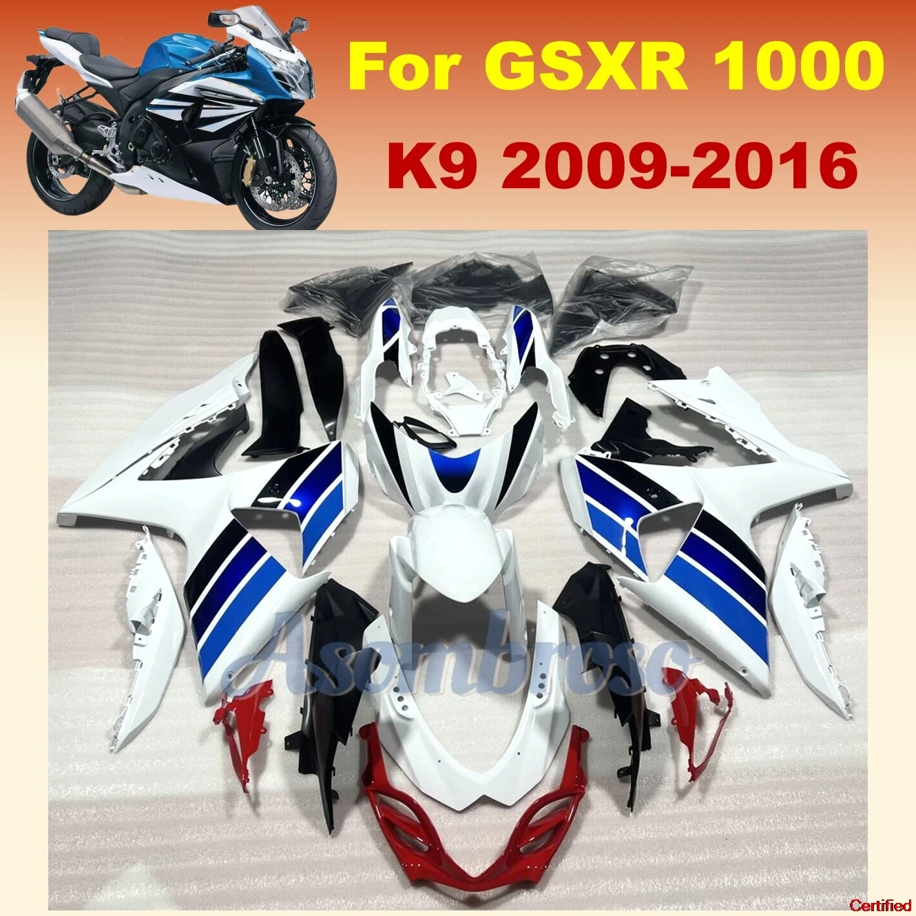 Motorcycle Fairings GSX-R1000 2009-2016GSXR1000 09-16 Hot Style Fairing Kit for Enhanced Riding Experience