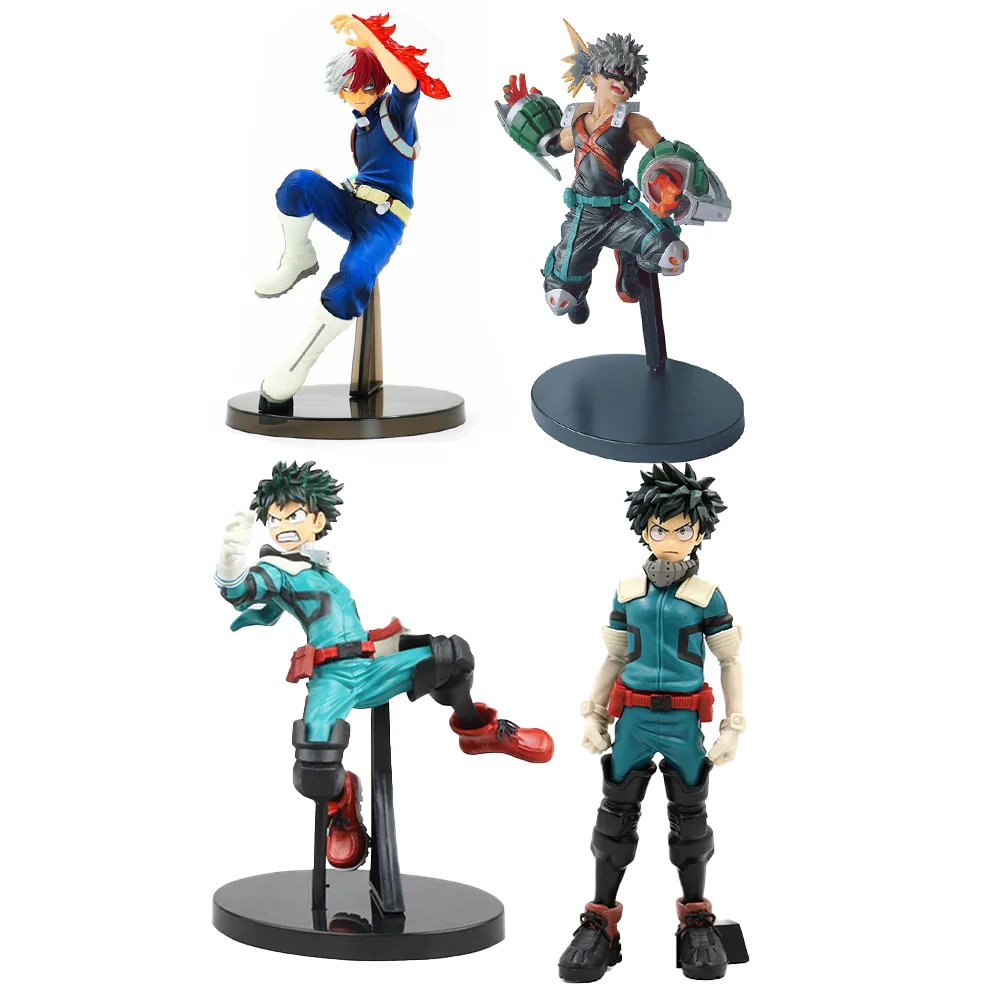 

MHA Anime figure Midoriya Izuku Bakugou Katsuki Todoroki Shouto action figure Midoriya Izuku figurine PVC Model Toy Statue Gift