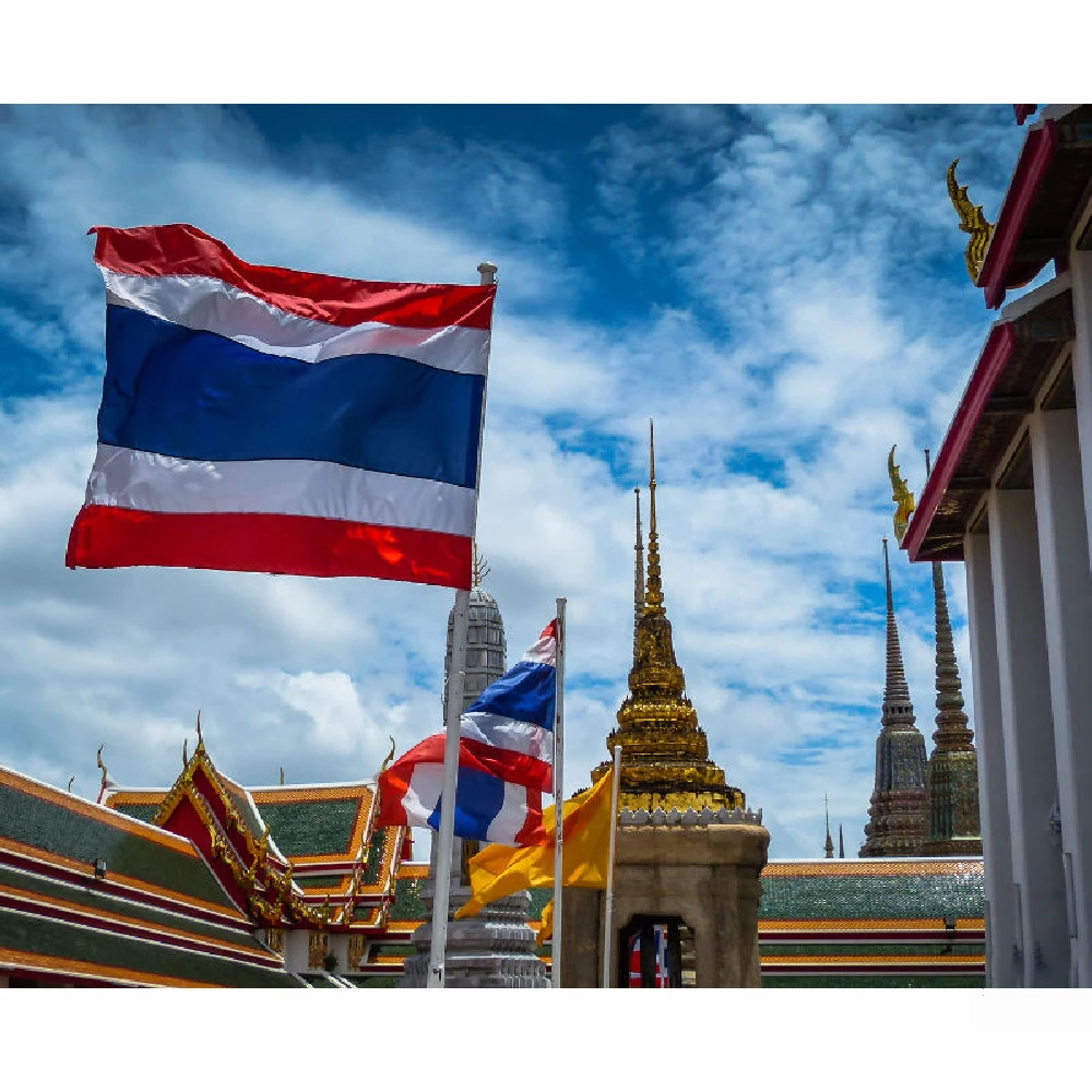 ФЛАГУБ 60Х90 90Х150см THA Национальный флаг Таиланда