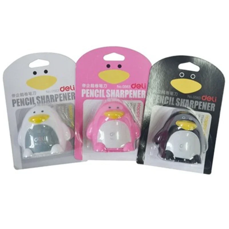 

DL Effective 0563 Cute Cartoon Penguin pencil sharpener pencil knife sharpener Korea creative children