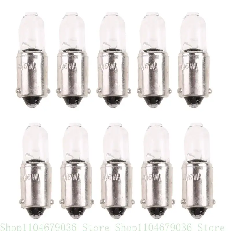 10Pcs H6W 434 BAX9S 12V 6W LED Bulb for Car Headlight Turn Lamp Auto Light Bulb C2R LED Bulbs Supplies