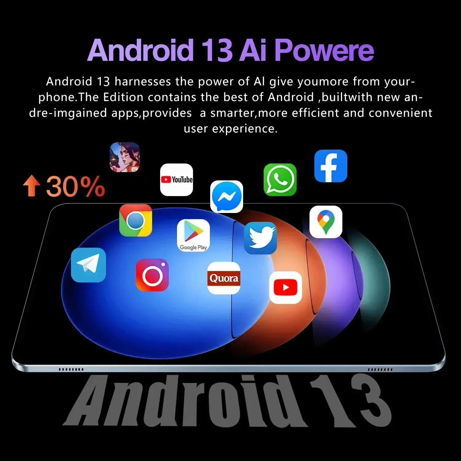 2024 globale Version Pad 6 Pro Tablet Android 13 16GB 1TB 11 Zoll 10000mAh 5g Dual-WLAN-Telefonanruf Google Play tragbaren Tablet-PC