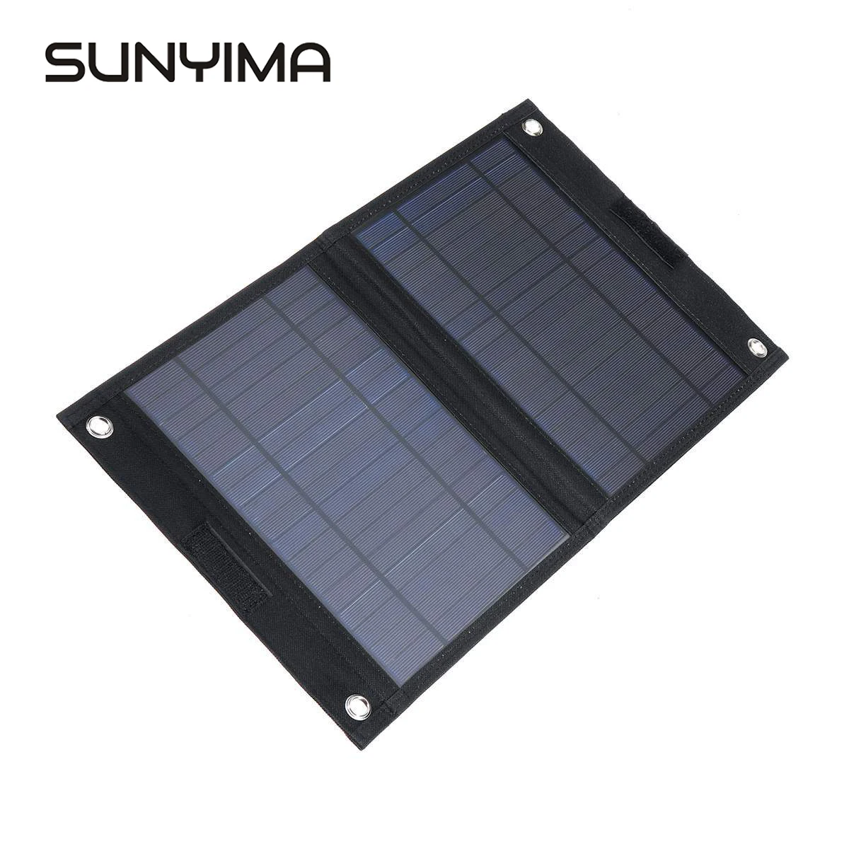 

SUNYIMA 18V 20W Portable Solar Panel Polysilicon Solar Folding Bag Charging Board Ourdoor Mobile Camping Charger