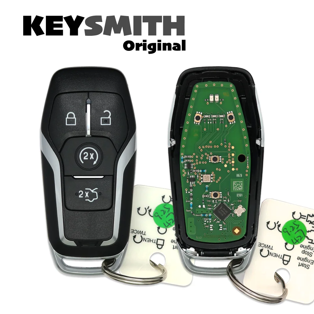 KEYSMITH OEM Original 4 Button Keyless Smart Remote Key Fob 868MHz DS7T-15K601-GM For Ford Edge Fusion SE SEDAN Explorer 2013+
