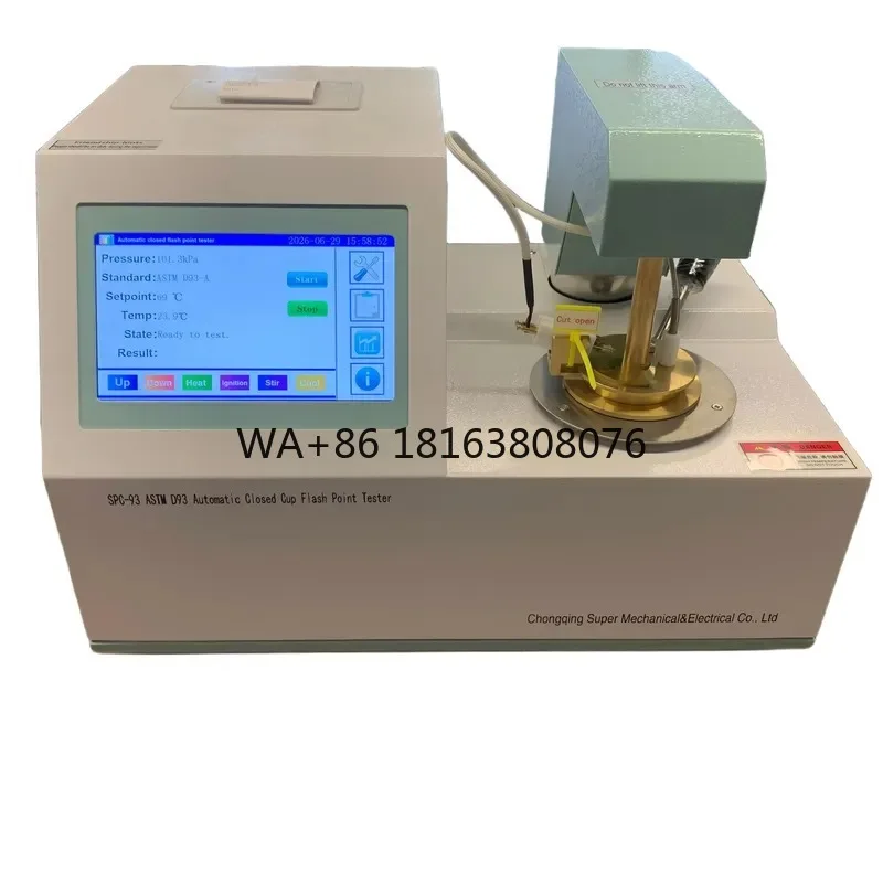 ASTM D93 Pensky martens Closed Cup Flash Point Tester Automatic Pmcc(pensky martens Closed Cup) Flash Point Tester