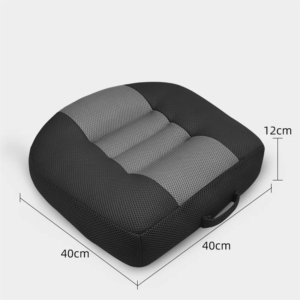 Car Booster Seat Cushion Thickening Heightening Mat Breathable Comfortable Seat Pad Driver Expand Field of View