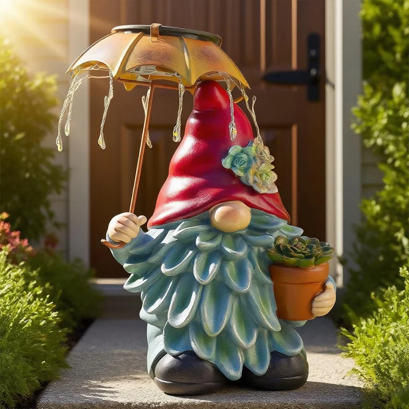 Gnome Decorations for Home, Courtyard, and Garden, Bonsai Dwarf Ornaments, Elf Crafts, Holiday Decorations