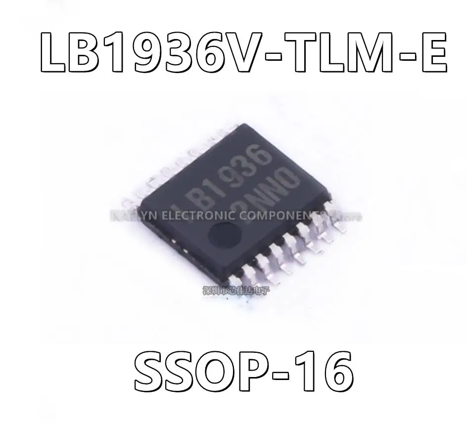 10Pcs/lot LB1936V-TLM-E LB1936 Bipolar Motor Driver Bipolar Parallel 16-SSOP
