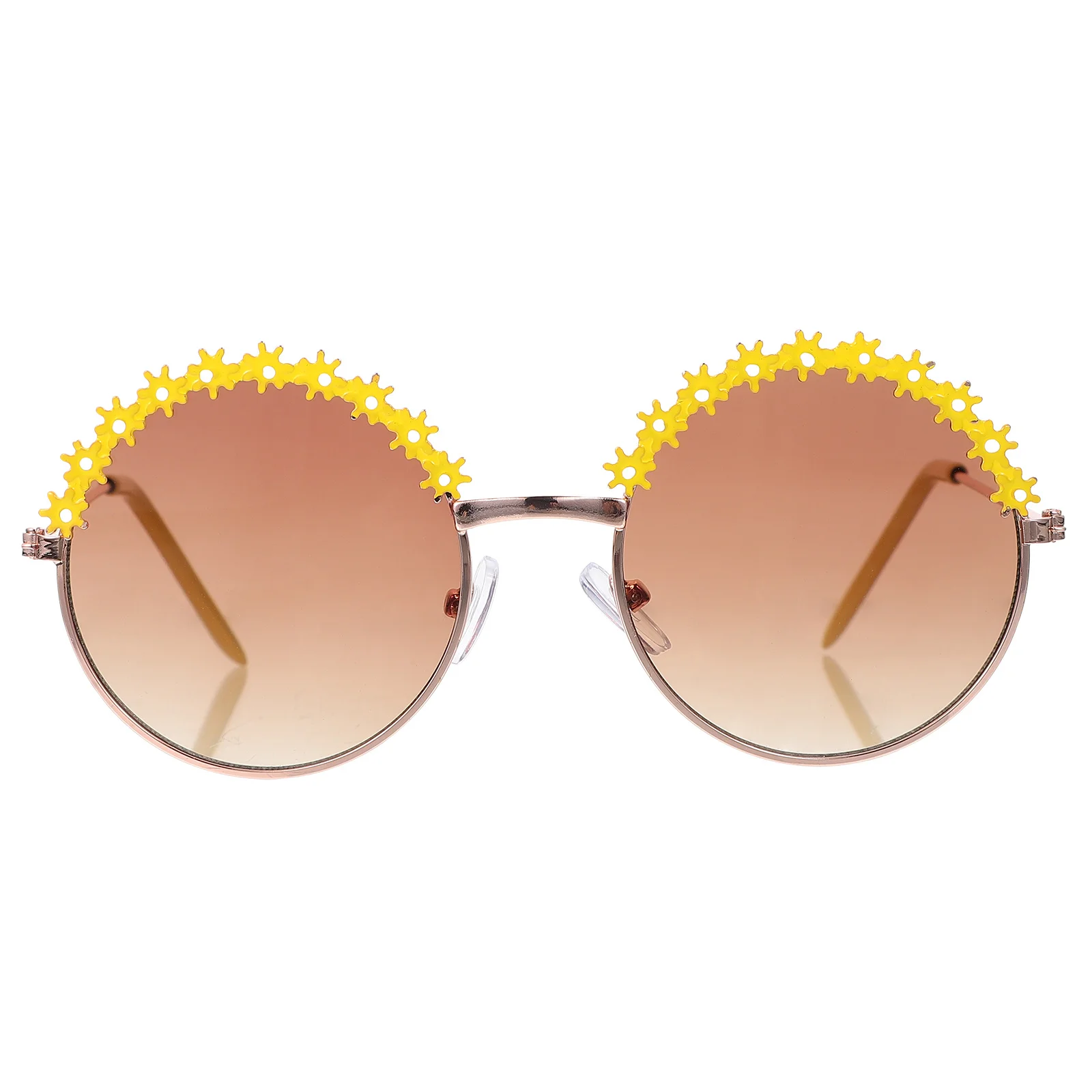 1 Paar Sonnenbrillen, Sonnenbrillen, niedliches Blumen-Design, Outdoor-Brillen, Reise-Geschenk, lustige Foto-Requisite, modische Brillen