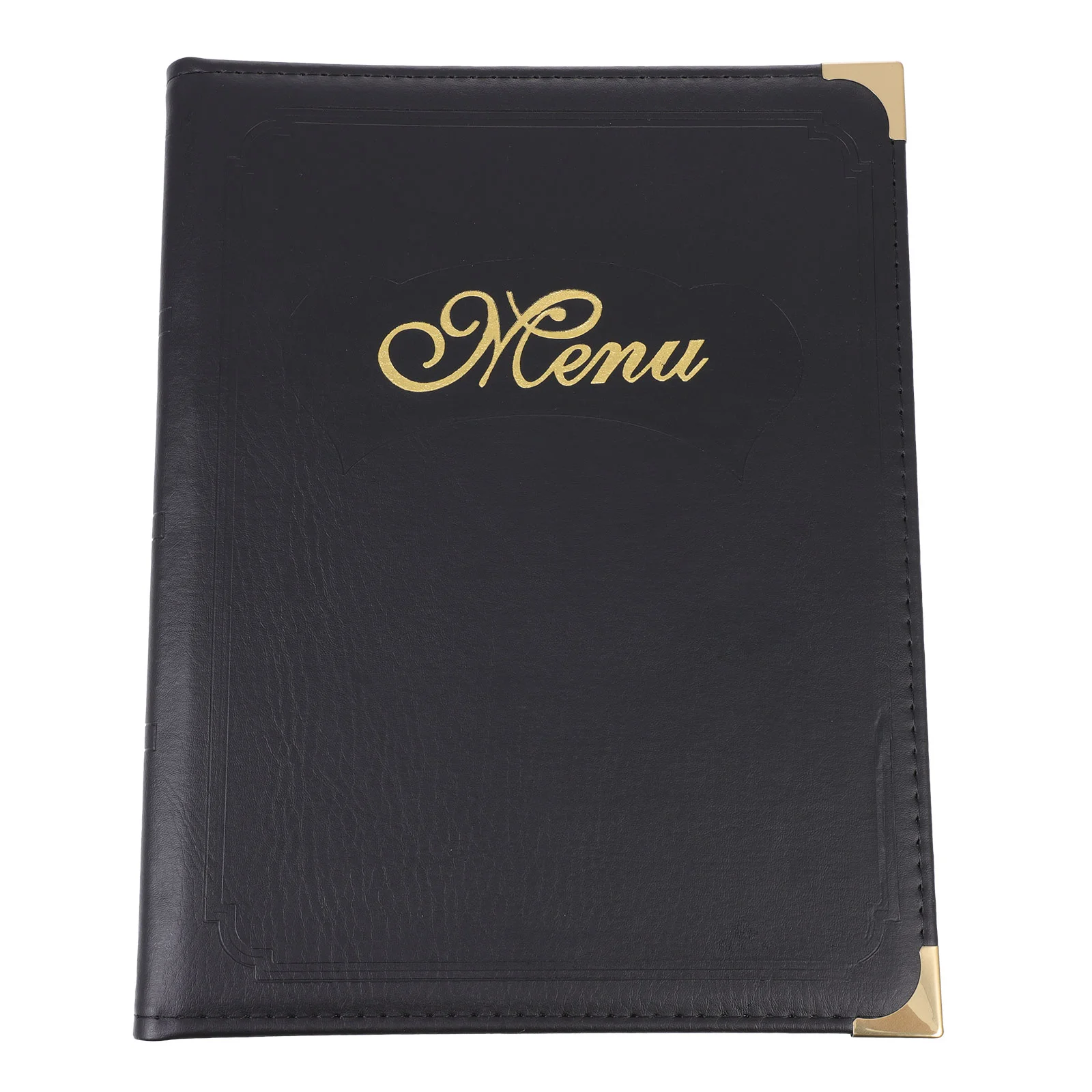 A4 Menu Book Holder Simple Meal Price Folder for Restaurant Display Bar Pu Order Hotel