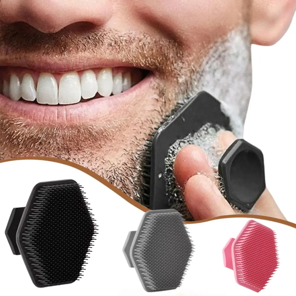 Silicone Cleaning Brush Facial Cleaning Scrubber Silicone Miniature Face Deep Clean Shave Massage Face Scrub Brush Beauty Shower