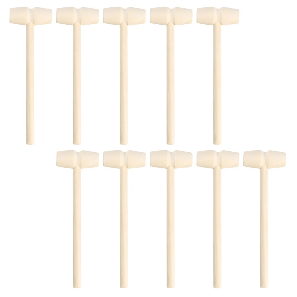 

20pcs Mini Wooden Hammer Mallet Pounding Toy Creative Beating Gavel Toys Educational Toy for Boys Girls Children