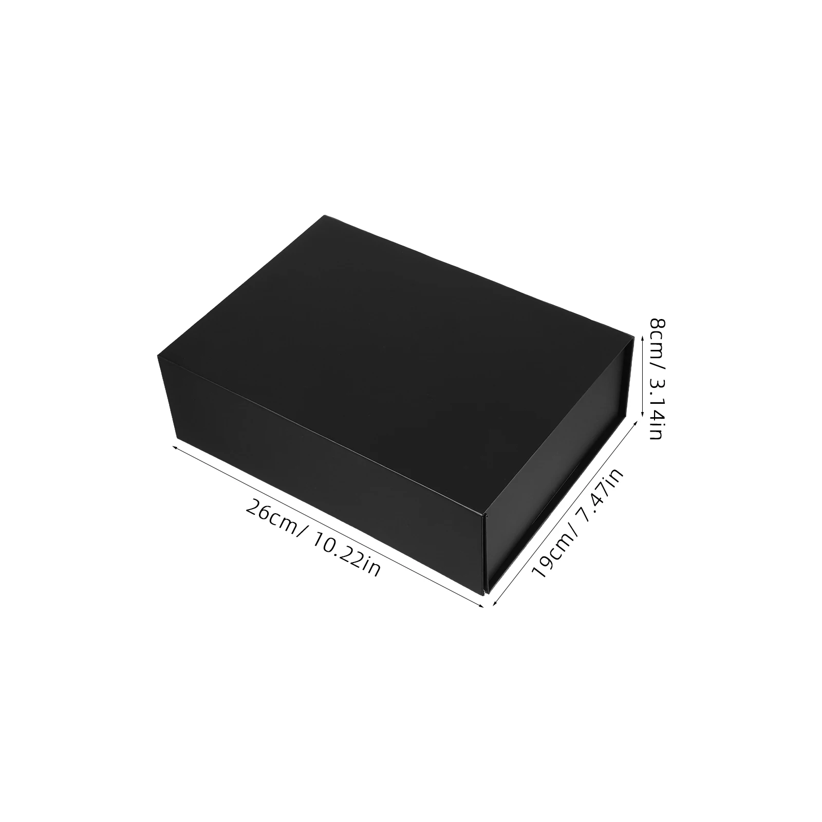 4 pcs Black Magnetic Closure Present Box Bridesmaid Proposal Collapsible Packaging Foldable Gift Storage Box For Wedding favor - Image 6