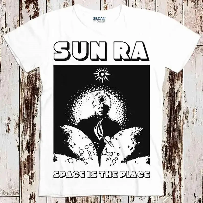 Sun RA Space is The Place Jazz Top Tee Retro Cool Vintage Unisex Ladies T Shirt 8245