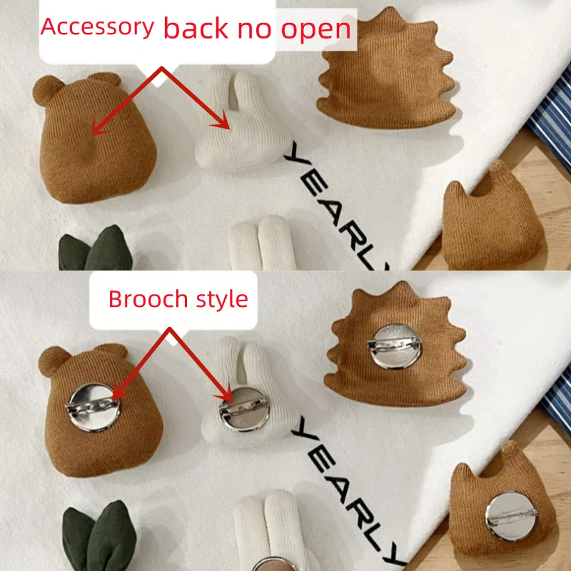 بروش الغيتار اليدوية الكتان نسيج القطن دبوس غريب الأطوار لحقيبة الشعر الملابس البوهيمي نمط ملحق ديكور 1 قطعة #2