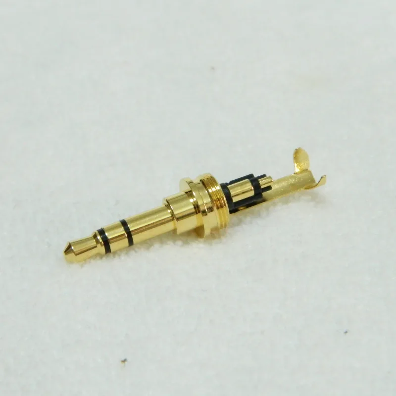 20PCS 3.5mm 3.5 Plug Gold Plated Stereo Headphone Earphone DIY Headset Solder Wire Connector