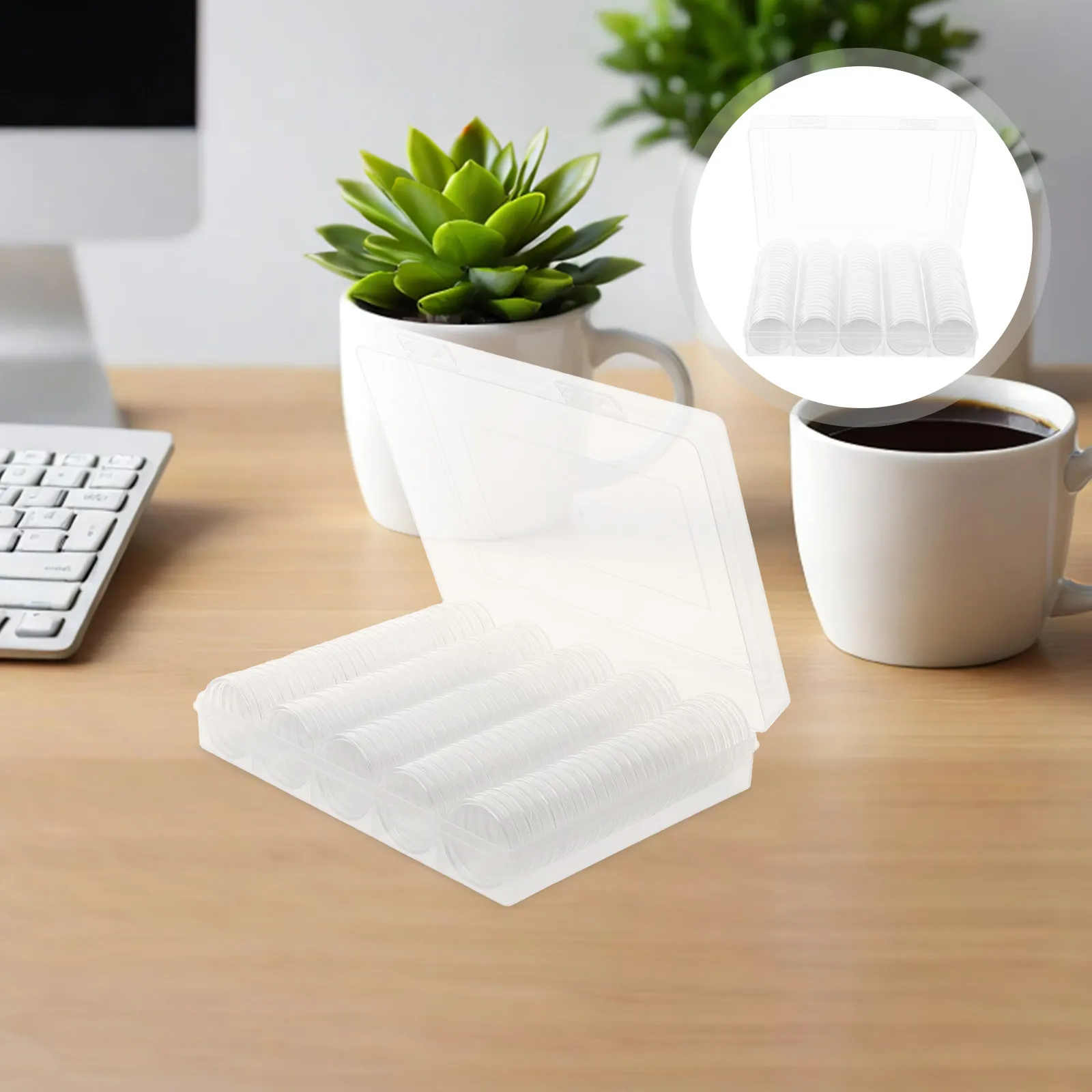 1set-coin-collection-storage-box-transparent-lid-high-precision-fit-sealing-gasket-coin-holder-organizer-for-collectors