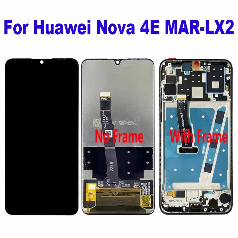 For Huawei Nova 4E MAR-AL00 MAR-TL00 LCD Display Touch Screen Digitizer Assembly For Huawei nova 4e MAR-LX2