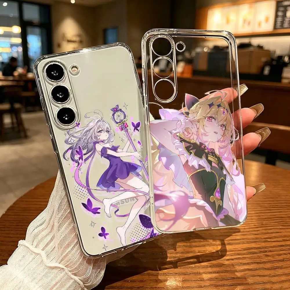 Moria Ruruka Star Detective Precure  Transparent Phone Case for Samsung A10 12 20 21S 30 31 40 50 51 52 70 71 Cover