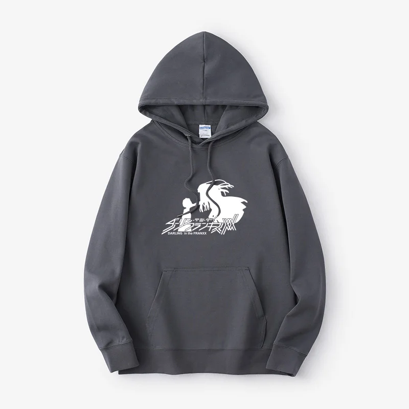 

Уютная толстовка с капюшоном Sweet Sle в стиле Franxx, оверсайз, свободного кроя, из смесового хлопка и полиэстера, с длинными рукавами.