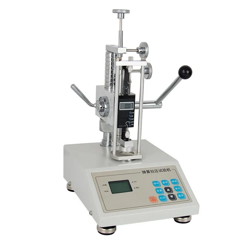 Testador de compressão de máquina de teste de tensão e compressão de mola com display digital