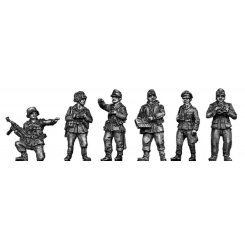 

1/72 Scale Diecast Resin Figure Model Kit WWII Senior Master Sergeants and Officers 6 Figures Unpainted