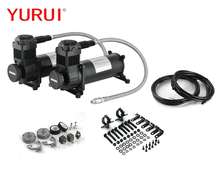 12V 4X4 Heavy Duty High Pressure Air Ride Suspension Compressor Pump Repair Kit For Cars