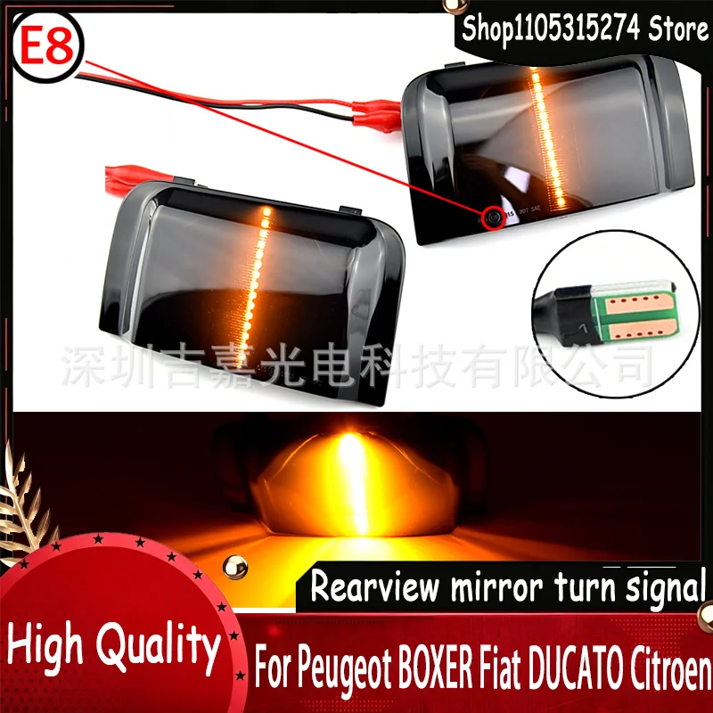 For Peugeot BOXER Fiat DUCATO Citroen rearview mirror modified LED water turn signal light.signal lamp assembly.car led light