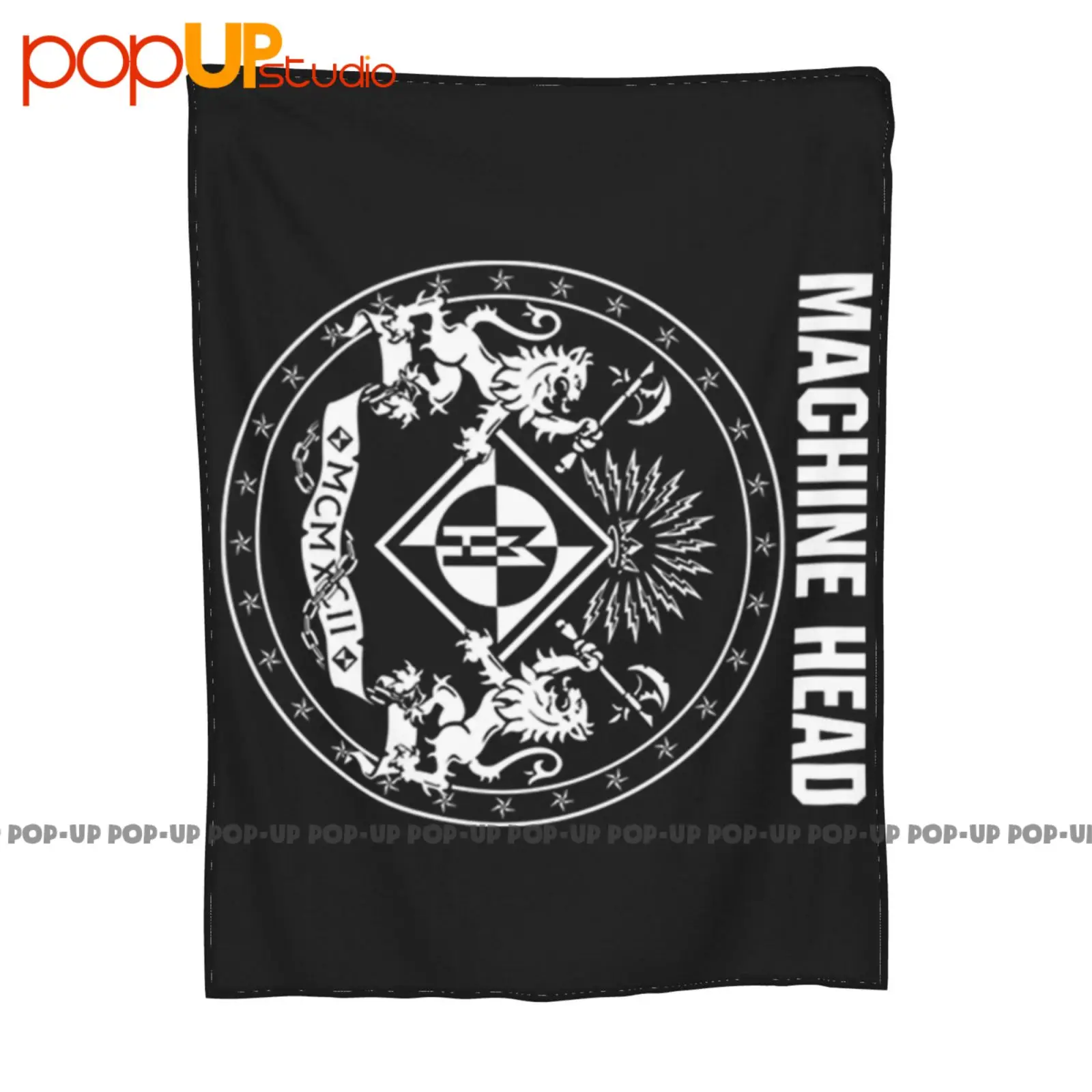 Machine Head Crest 01 Ultra-Soft Blanket Quilt Winter Sofa Cover Bed Covers