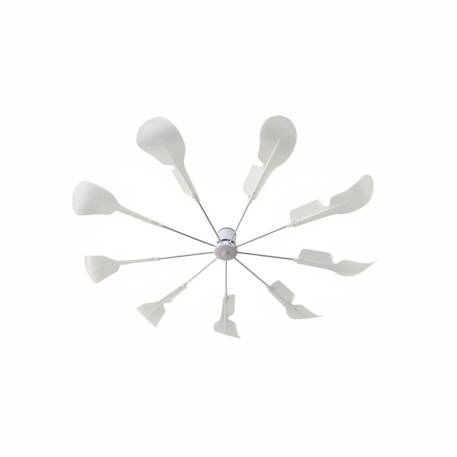 Ceiling Air Deflector for Overhead AC Unit Wind Direction Guide Aluminum Tube Metal Hook 360 Degree Rotation for Balanced Room