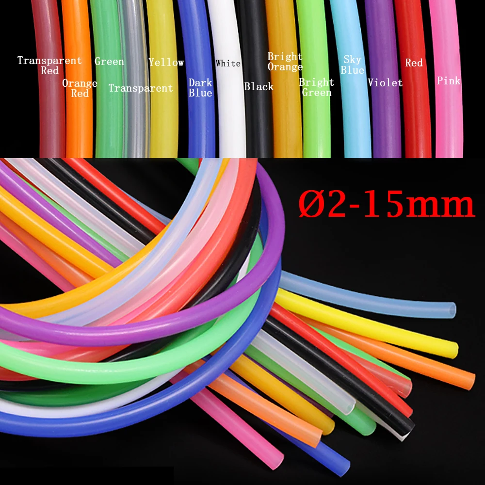 

1M Silicone Tube ID 1 2 3 4 5 6 7 8 9 10 12 18 20 25mm Flexible Rubber Hose Food Grade Soft Milk Beer Drink Pipe Water Connector
