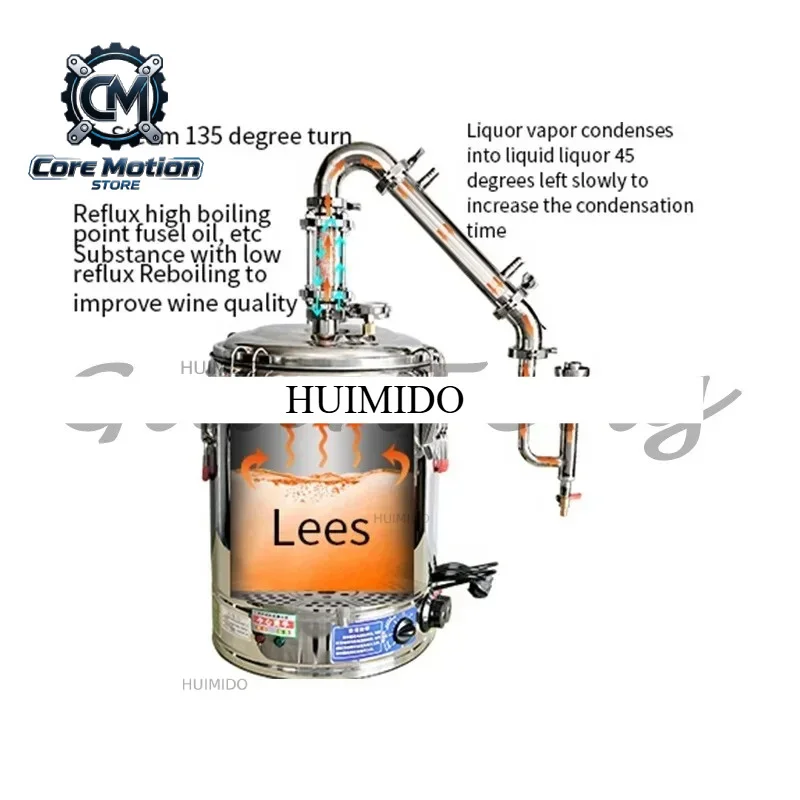 50L Electric Personal Distiller Built-in Distiller Rose Hydrosol Extractor
