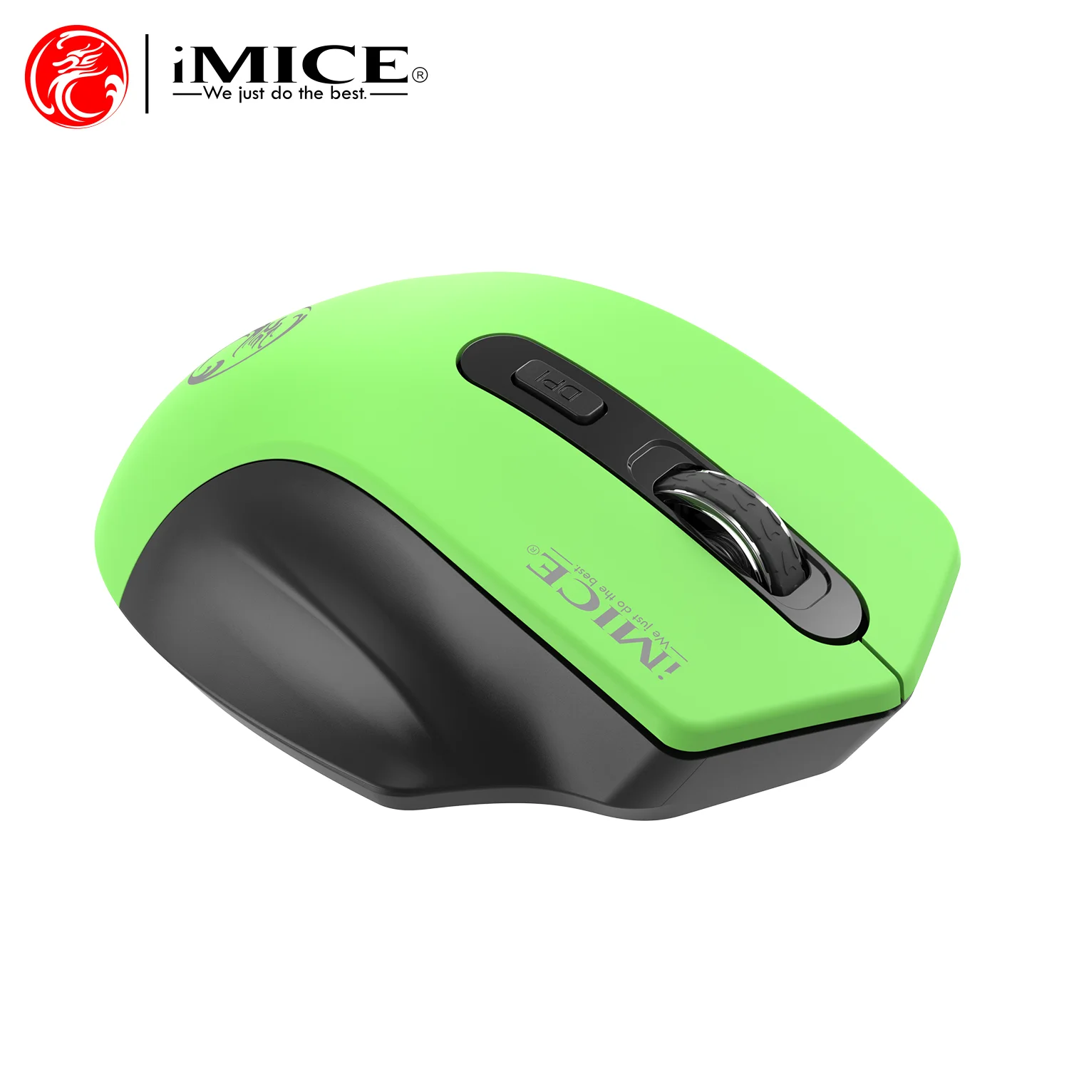 Silent Wireless Mouse 2.4G USB | Battery-Powered Optical Tracking | with USB Receiver | Ergonomic for Business Office | Laptop