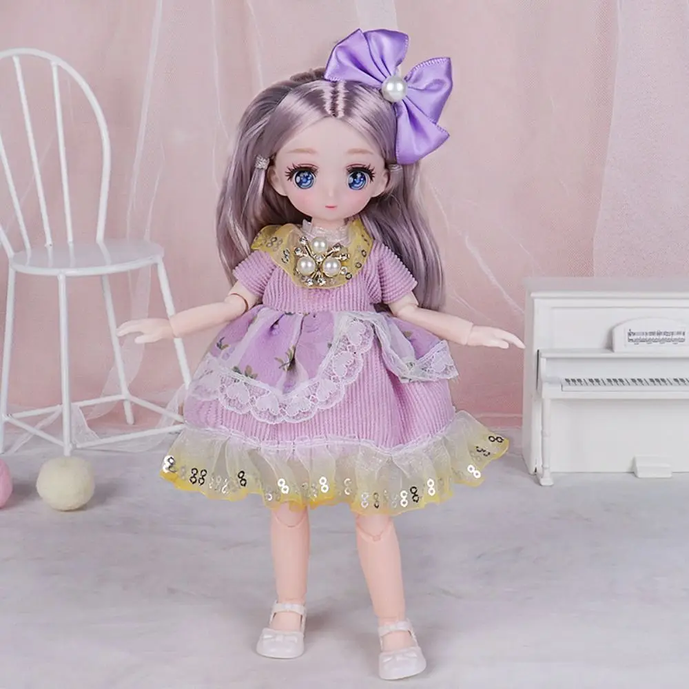 Princess Toy Beautiful 23cm Dress Up Toys Cute Toys Dress Up Girl Dolls Safety Fairy BJD Baby Doll Toddler