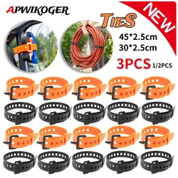 1-3pcs Travel Tied Belts Durable Rubber Cargo Tie Down Luggage Lash Belt Strap for Camping Hiking Cargo Storage Belt Buckles