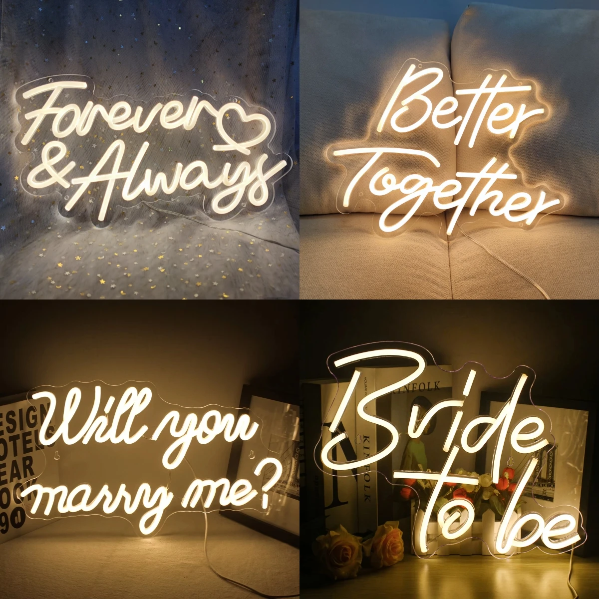 

Wedding Neon Sign LED Valentine's Day Confession Proposal Decoration Sign Engagement Neon Sign Board Room Wall Decor neon lights