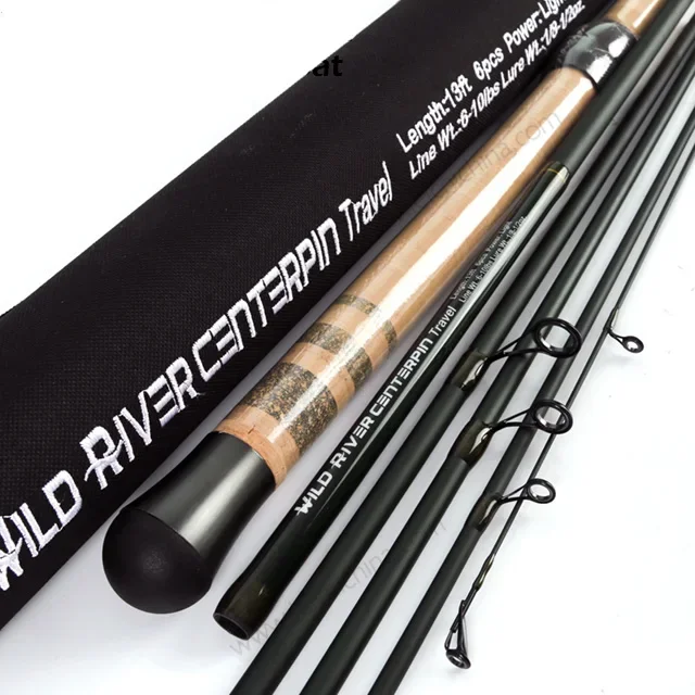 

Light Power 13ft 6pc Wild River Travel Center pin Float Fishing Rod