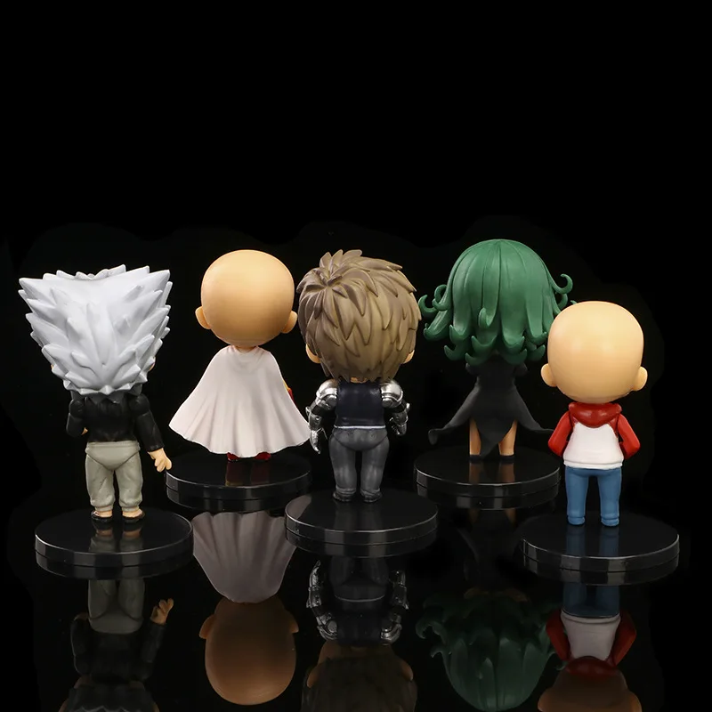 5Pcs/Set Anime One Punch Man Figure Saitama PVC Actione Figure Collection Toy  Saitama figure Genos Great Gifts for children