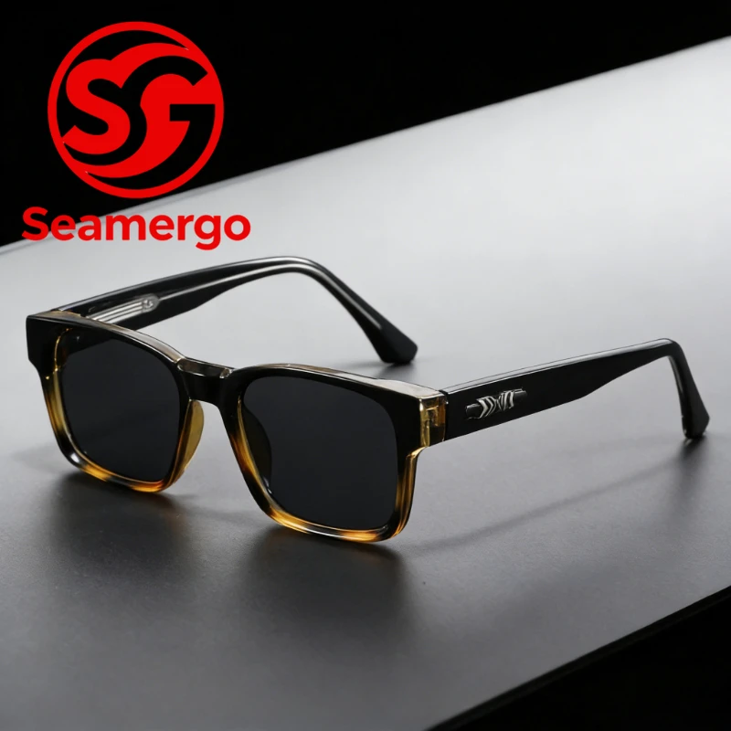 Herren-Trend-Sonnenbrille mit dickem Rahmen, quadratisch, Vollformat, für den Außenbereich, UV-beständig, Angeln, Ausflug, Reiten, Strand, Sonnenbrille