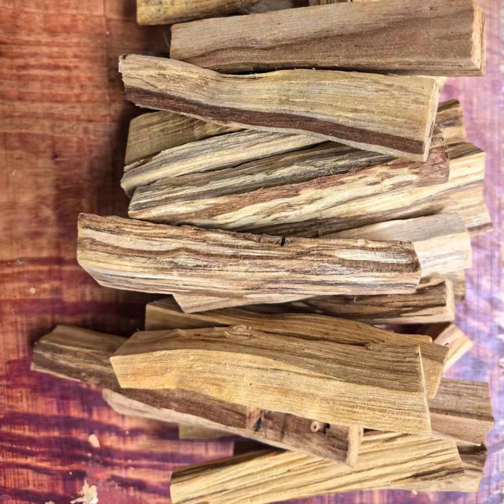 5-1PCS Palo Santo Natural Incense Sticks Wooden Smudging Strips Aromatherapy Incense Burner for Home Living Room OfficeFragrance