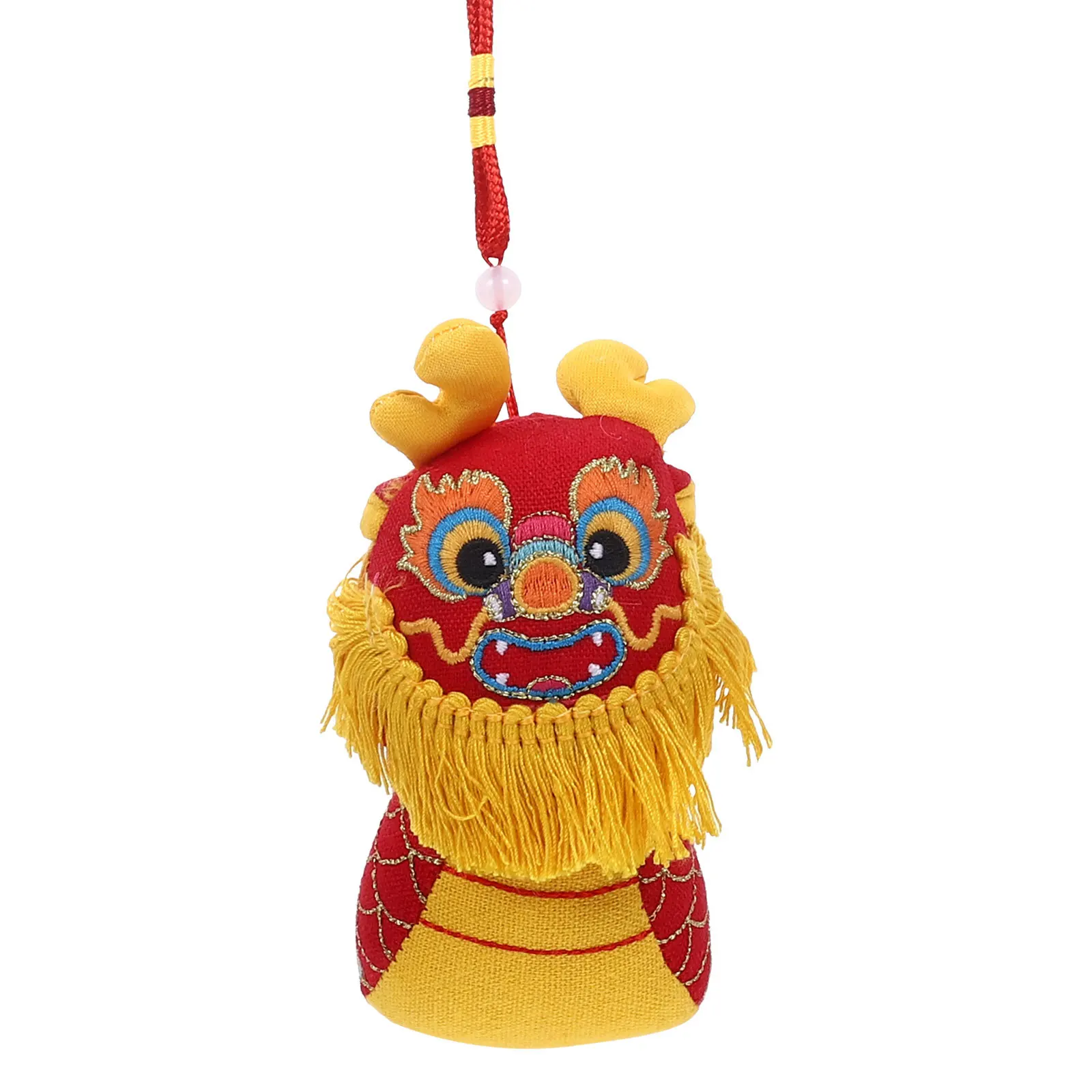 

Mascot Stuffed Animal Chinese New Year Decoration Gift for Kids Adults Holiday Party Car Hanging Ornament