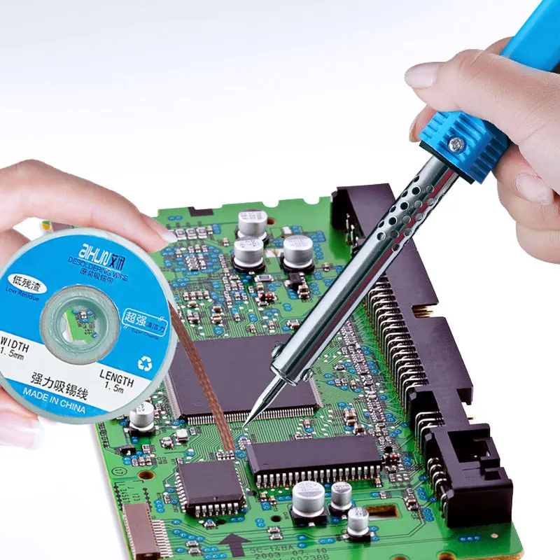 Aixun Desoldering WICK 1.5M ลบ Solder Braid ลวด Sucker อุปกรณ์บัดกรี BGA Absorption Line