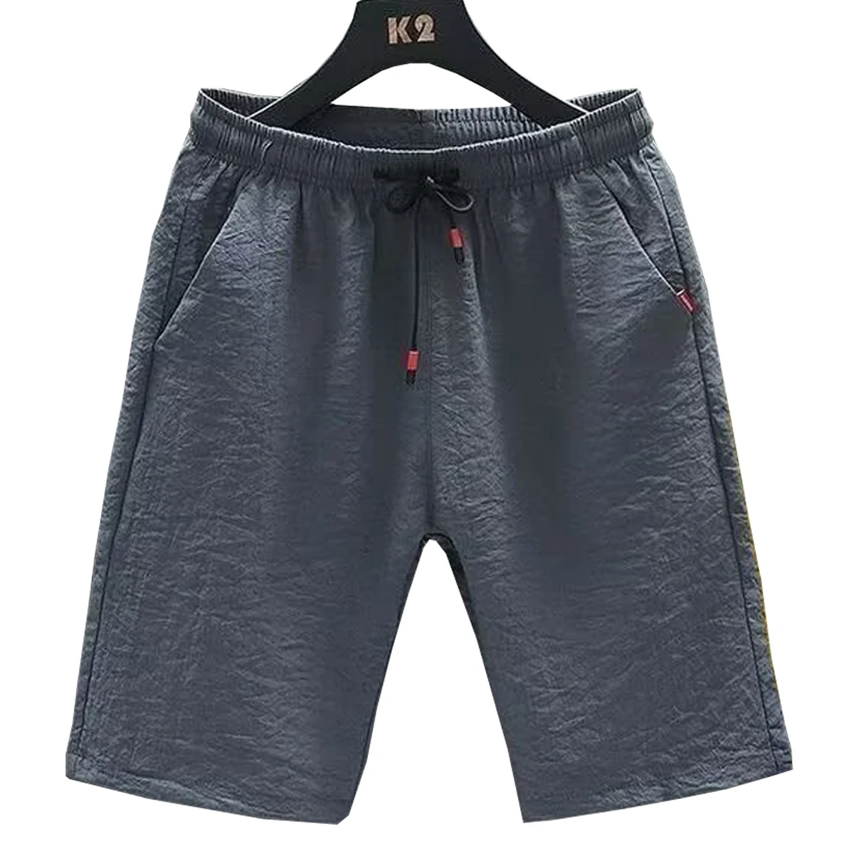 شورتات رجالية كاجوال للشاطئ، سراويل رياضية فضفاضة للجري، خمسة أرباع، متوفرة بألوان مختلفة لربيع وصيف #3