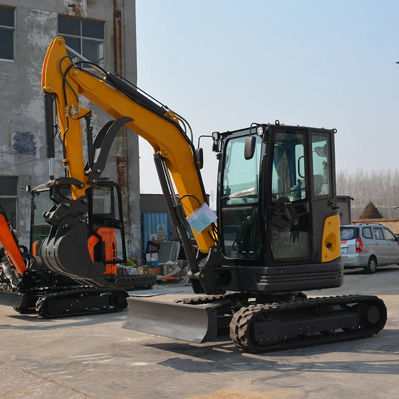 

Customized Euro 5 EPA Hydraulic pilot Joystick Excavator 3.5 ton Hydraulic Hammer Small Mini Excavator for Sale