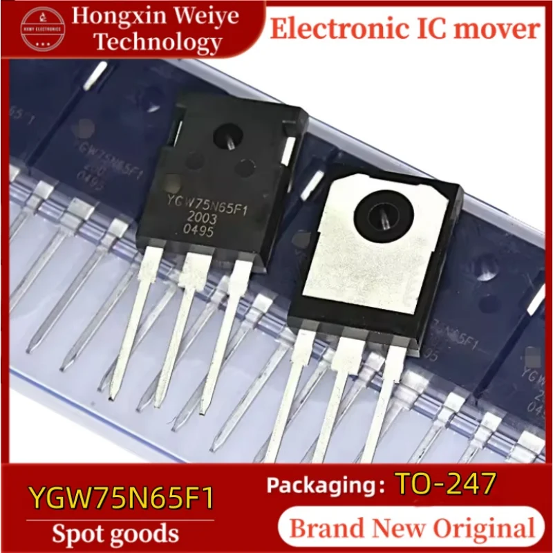 

5/30 PCS YGW75N65F1 TO-247 75N65F1 IGBT Power Transistor for Welding Machines Brand New In Stock