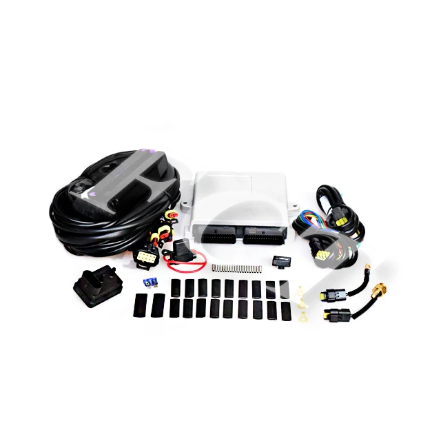 FC 8 Cyl Engine Petrol Car Sequential Injection System lpg Glp 5th Generation Conversion Kit Auto Gas Dual Fuel Complete Kit