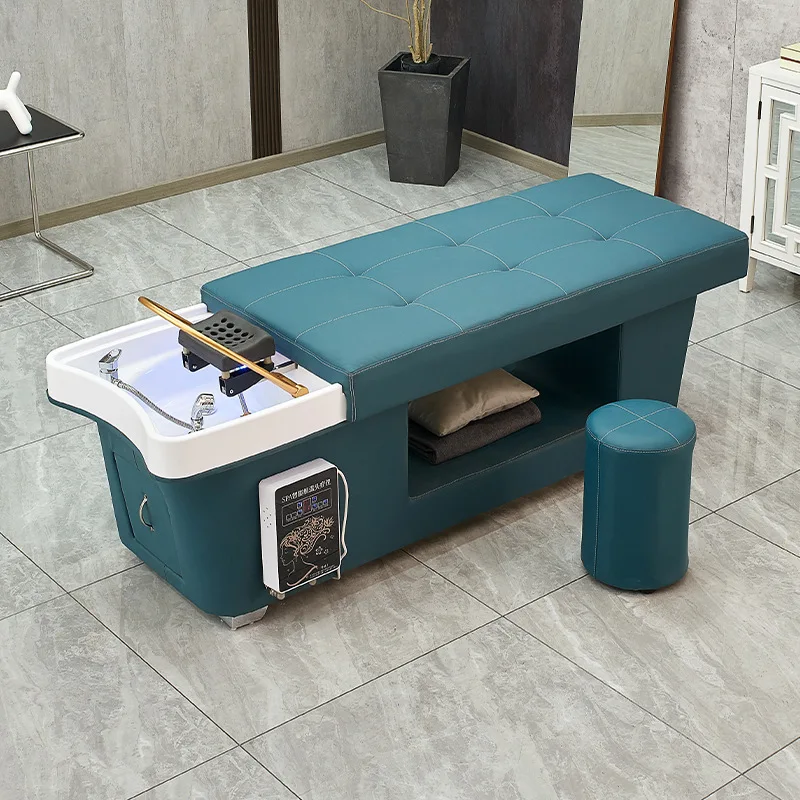 

High-end hair salon Thai hair treatment water circulation haircut shampoo bed hair salon special beauty massage fumigation bed