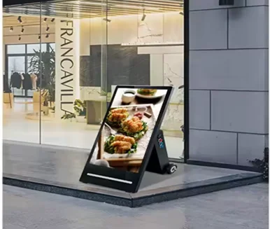 43 Inch Portable LCD Advertising Screen Display Waterproof Digital Signage Retail Store Education Shopping Mall Wayfinding SDK