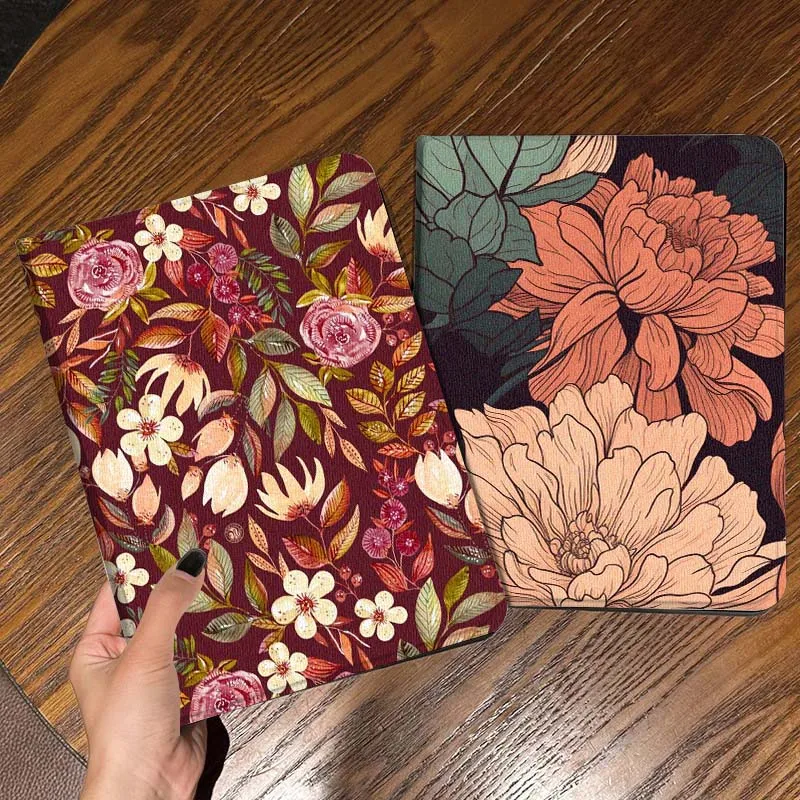 

Autumn Flower Leaf Pattern Gift Tablet Case For Samsung Galaxy Tab S7 S8 S9 S10 FE Lite
