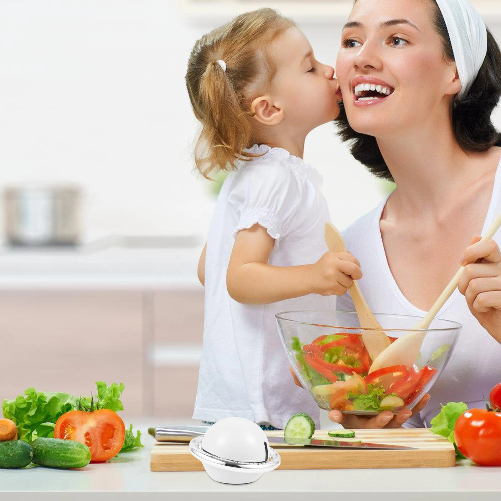 

Mechanical Visual Kitchen Timer Small Cute Manual Cooking Timer for Kids Teens Baking Time Control Portable Time Reminder